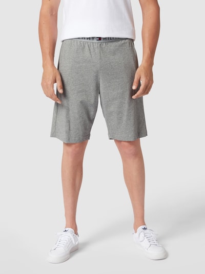 Tommy Hilfiger Sweatshorts aus Baumwolle Mittelgrau Melange 4