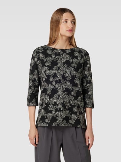 Christian Berg Woman Shirt met lange mouwen met boothals Antraciet - 4