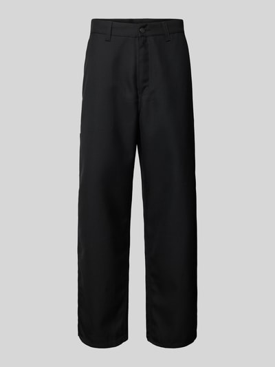 Carhartt Work In Progress Straight Fit Stoffhose mit Woll-Anteil Modell 'Ray' Black 2