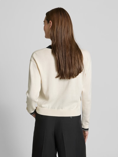Lauren Ralph Lauren Strickjacke mit Knopfleiste Offwhite 5