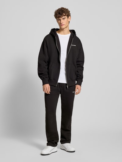 Pegador Oversized sweatjack met logo Zwart - 1