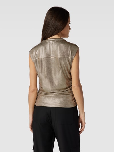 Liu Jo Sport T-Shirt ohne Ärmel Gold 5