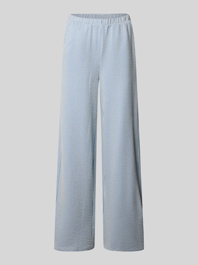 Vila Stoffen broek met elastische band, model 'STRIPLO' Koningsblauw - 2