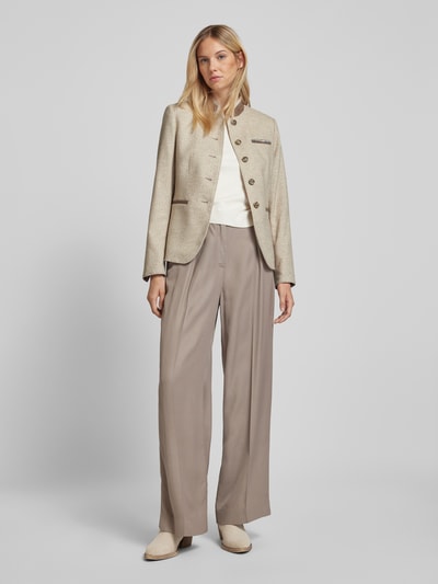 WHITE LABEL Blazer mit Stehkragen Sand 1