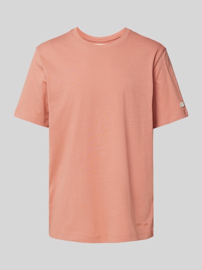 CHAMPION T-Shirt mit Label-Stitching Apricot 2