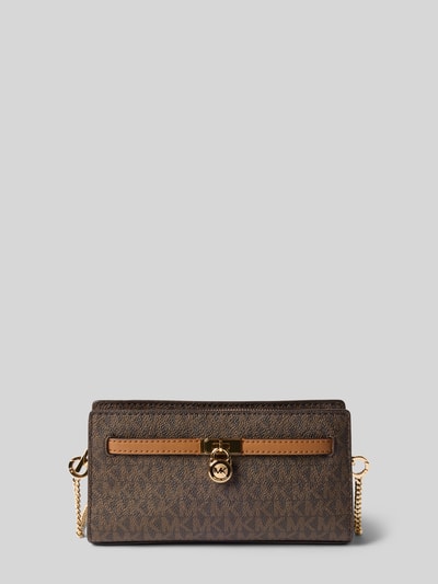 MICHAEL Michael Kors Schoudertas met labelhanger, model 'HAMILTON' Donkerbruin - 2