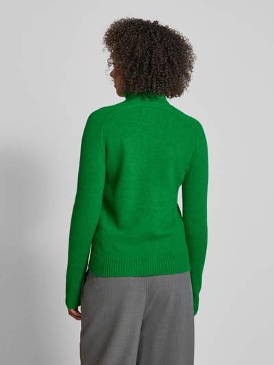 Liu Jo White Gebreide pullover met labelstitching Groen - 5