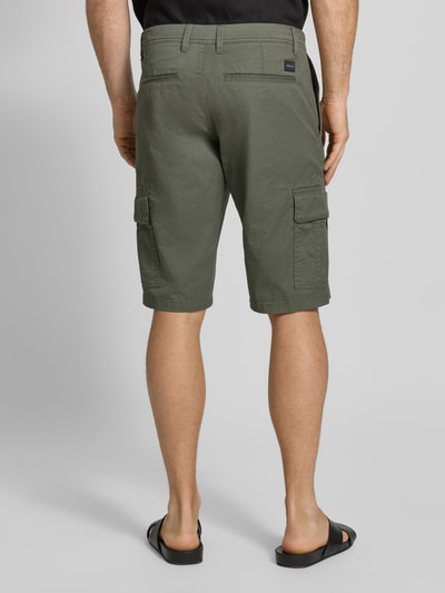 Tom Tailor Szorty cargo o kroju regular fit z mieszanki bawełny Khaki 5