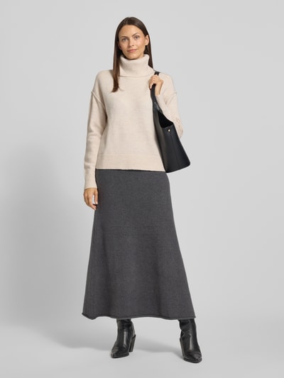 Christian Berg Woman Relaxed Fit Pullover in Strick-Optik Beige 1