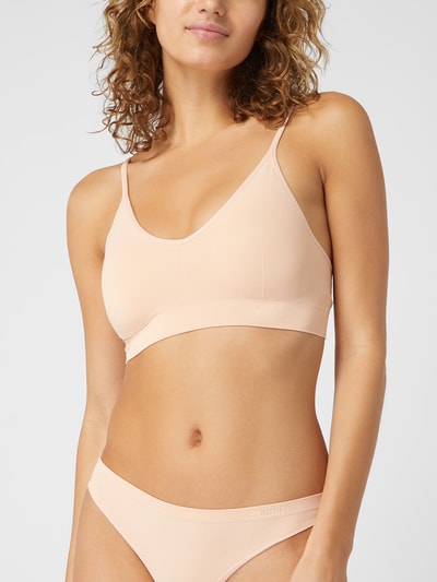 Saisei Bralette mit Rippenstruktur  Beige 4