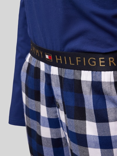 Tommy Hilfiger Pyjama mit Logo-Stitching Blau 2