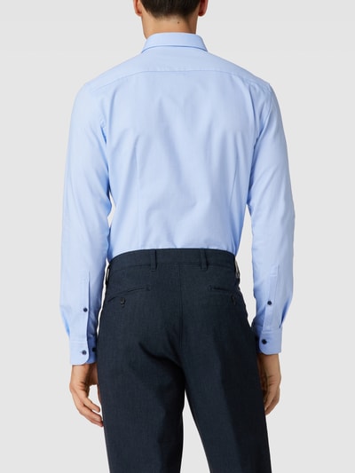 Jake*s Slim Fit Slim Fit Business-Hemd mit Kentkragen Bleu 5