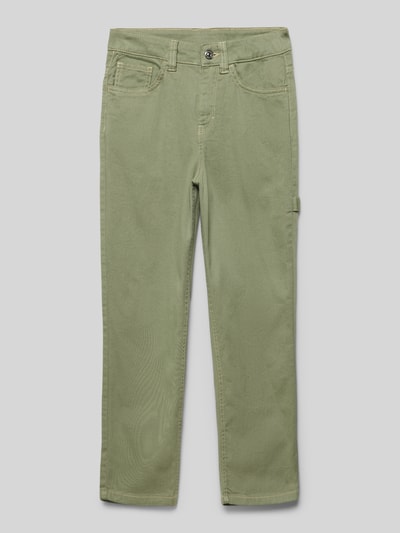 Tom Tailor Relaxed Fit Hose aus reiner Baumwolle Schilf 1