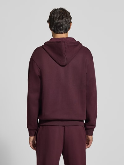 Lacoste klassiek fit sweatjack van katoenmix Bordeaux - 5