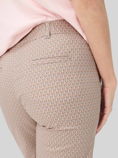 Raphaela By Brax Slim Fit Culotte aus Baumwoll-Mix Modell 'PEGGY CULOTTE' Hellrosa 3