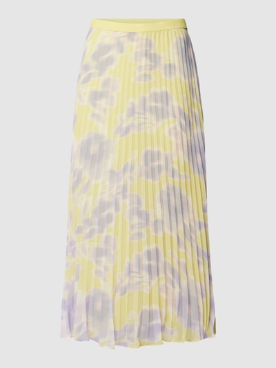 Jake*s Collection Midirok met bloemenmotief Lila - 2