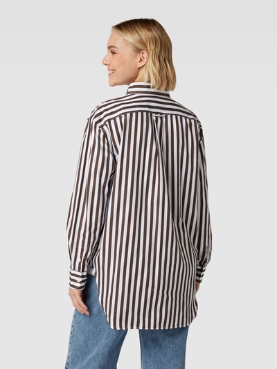 Polo Ralph Lauren Bluse mit Streifenmuster Hellbraun 5