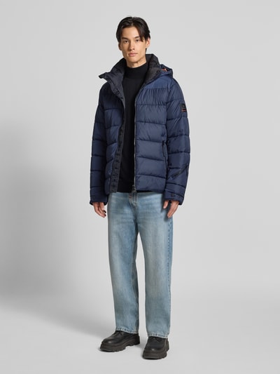 FIRE + ICE Gewatteerd jack met ritszakken, model 'LUKA2' Marineblauw - 1