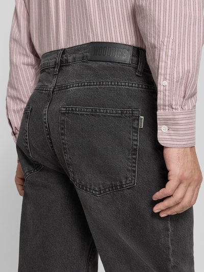 WOODBIRD Straight Fit Jeans Modell 'Leroy' Black 3