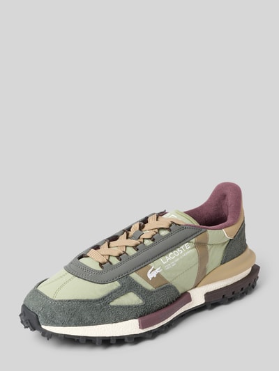 Lacoste Sneaker mit Echtlederbesatz Modell 'Elite Active' Khaki 1