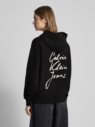 Calvin Klein Jeans Hoodie mit Logo-Stitching Modell 'SCRIPT INSTITUTIONAL' Black 5