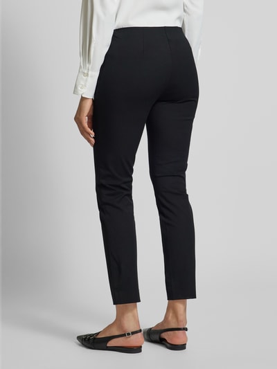 Lauren Ralph Lauren Skinny fit stoffen broek met ritssluiting opzij Zwart - 5