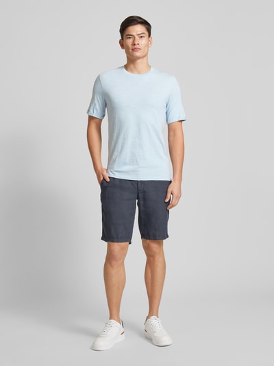 Jack & Jones Premium T-shirt met labeldetail, model 'BLATROPIC' Lichtblauw - 1