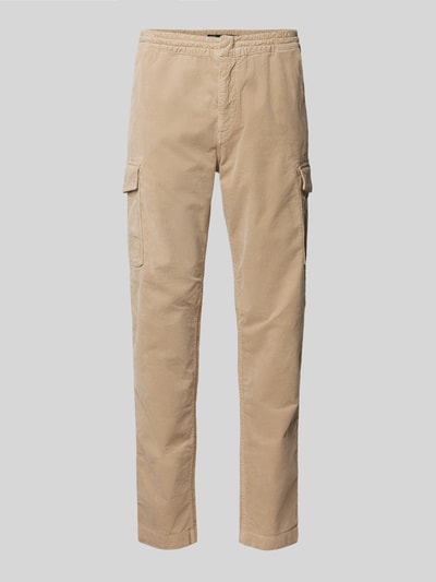 Replay Regular Fit Cordhose mit elastischem Bund Beige 2