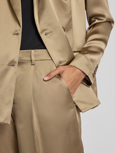 Lauren Ralph Lauren Cocktailhose mit gelegten Falten Modell 'Kirahn' Mittelbraun 3