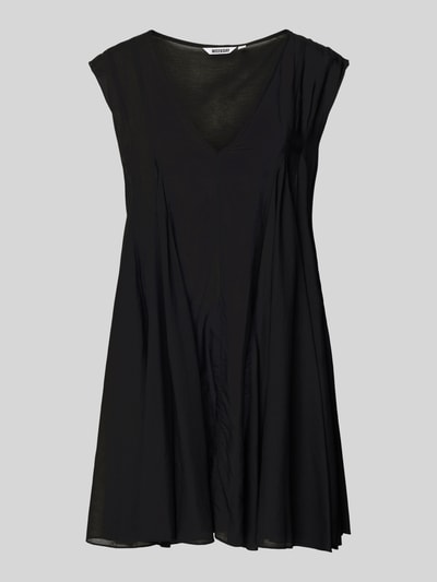 WEEKDAY Minikleid mit V-Ausschnitt Modell 'Nicki' Black 2