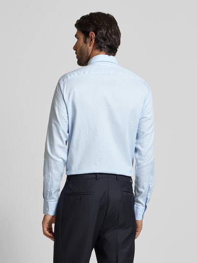 Tommy Hilfiger Regular fit zakelijk overhemd van twill Bleu - 5