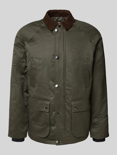 Only & Sons Bomberka o kroju regular fit z mieszanki bawełny model ‘BOB’ Oliwkowy 2