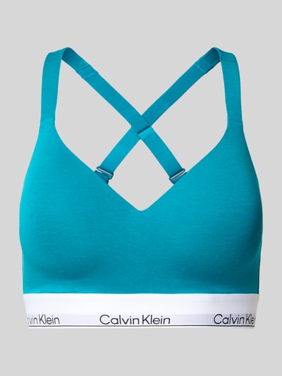 Calvin Klein Underwear Bralette met gekruiste bandjes Aquablauw - 1