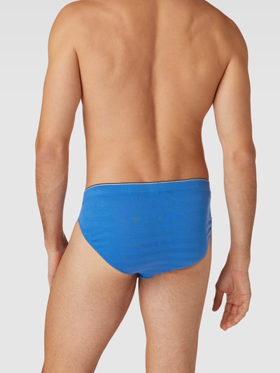 Schiesser Slip met elastische band, model 'Originals Supermini' Bleu - 4