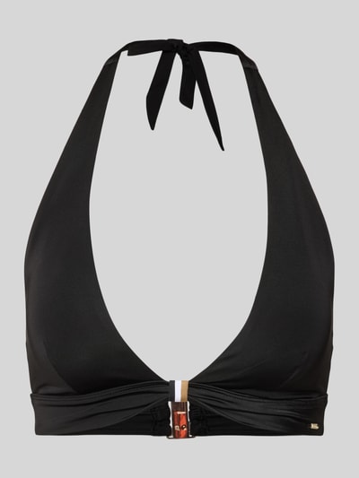 BOSS Bikini-Oberteil mit Neckholder Modell 'BOSS CODES' Black 1