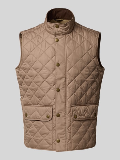 Barbour Steppweste mit Stehkragen Modell 'New Lowerdale' Sand 2