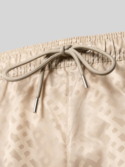 BOSS Regular Fit Badeshorts mit Tunnelzug Modell 'JACQUES' Sand 2