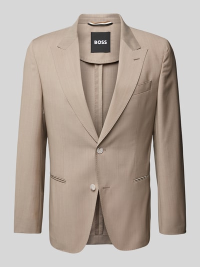 BOSS Colbert met reverskraag, model 'Huge' Beige - 2