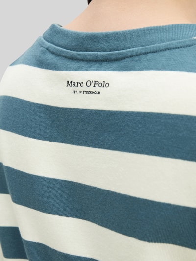 Marc O'Polo Loose Fit T-Shirt aus reiner Baumwolle Petrol 3