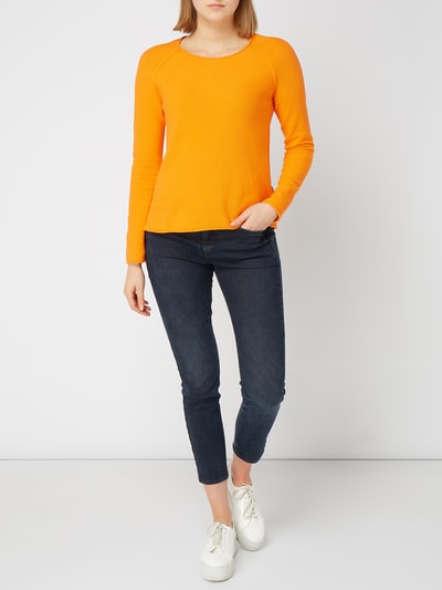 Lieblingsstück Pullover mit strukturiertem Maschenbild  Orange 1