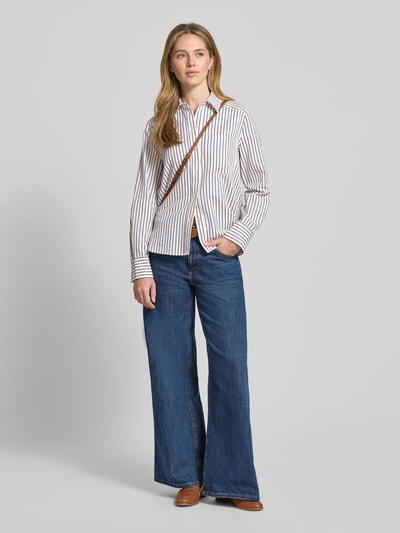 Jake*s Casual Bluzka w kroju regular fit z kieszenią na piersi Królewski niebieski 1
