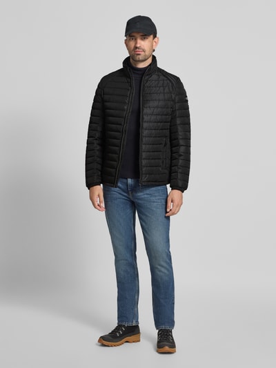 NAUTGÅRD Regular fit gewatteerd jack met Sorona® Aura Filling Zwart - 1