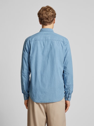 Pepe Jeans Vrijetijdsoverhemd met kentkraag Marineblauw - 5