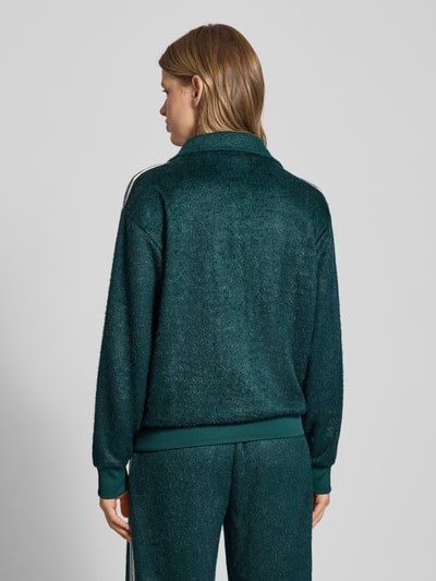 adidas Originals Sweatjack met opstaande kraag Donkergroen gemêleerd - 5