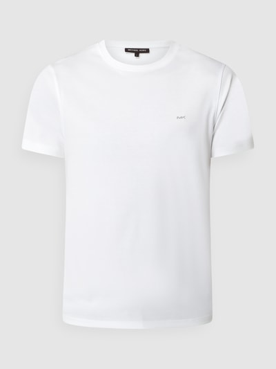 Michael Kors T-Shirt mit Logo-Stickerei  Weiss 2