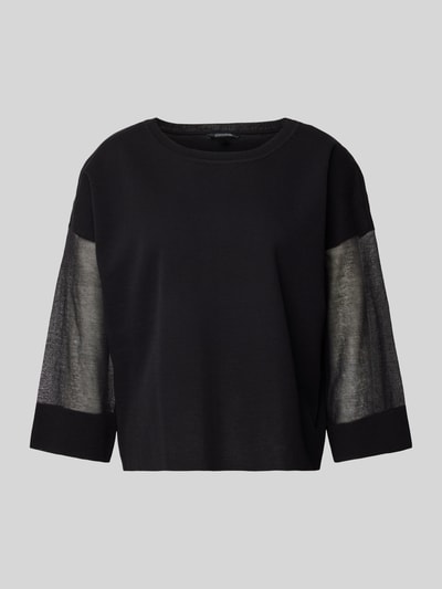 comma Strickpullover mit 3/4-Ärmel Black 2
