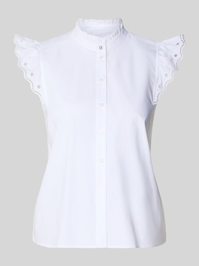 BOSS Orange Regular Fit Bluse aus reiner Baumwolle Modell 'BALVANA' Weiss 2