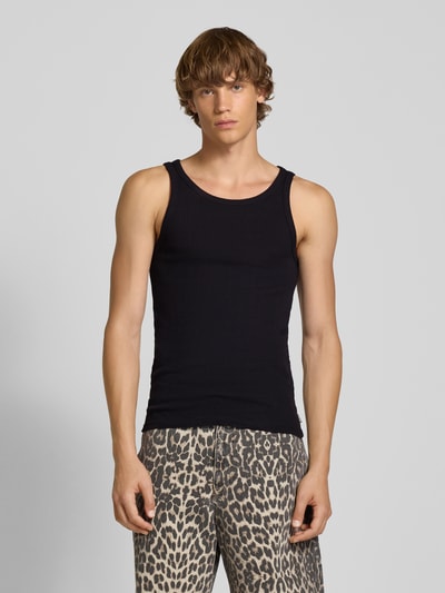 REVIEW Tanktop mit gerippten Abschlüssen Black 4
