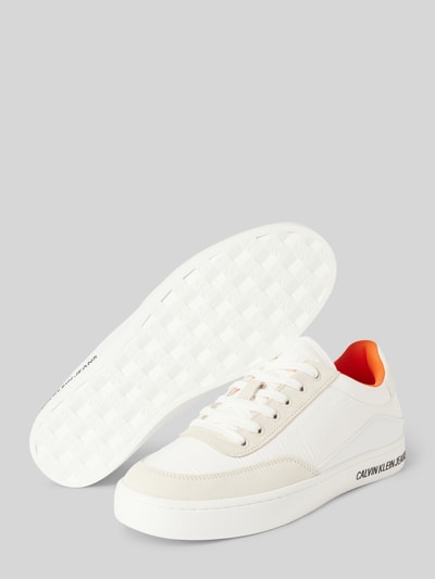 Calvin Klein Jeans Sneaker mit Label-Print Offwhite 4