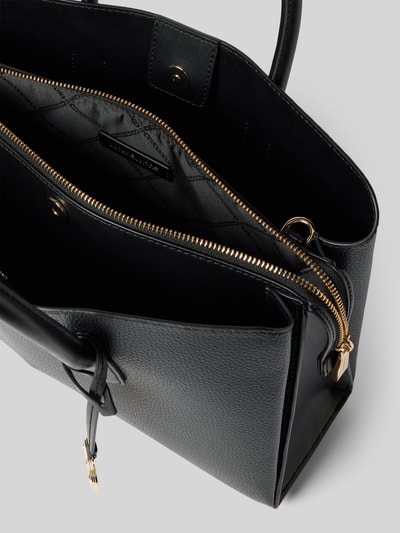 MICHAEL Michael Kors Shopper aus Rindsleder mit Label-Applikation Modell 'RUTHIE' Black 4